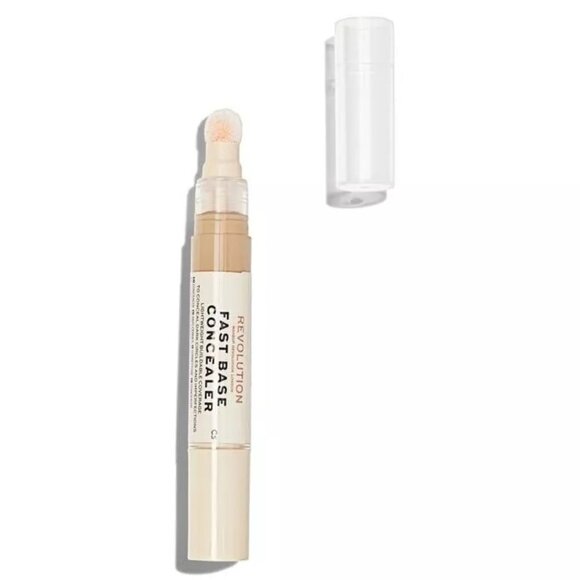 Revolution Beauty Fast Base Concealer Shade C5 Light Golden Undertone Lot of 3 - Picture 4 of 4
